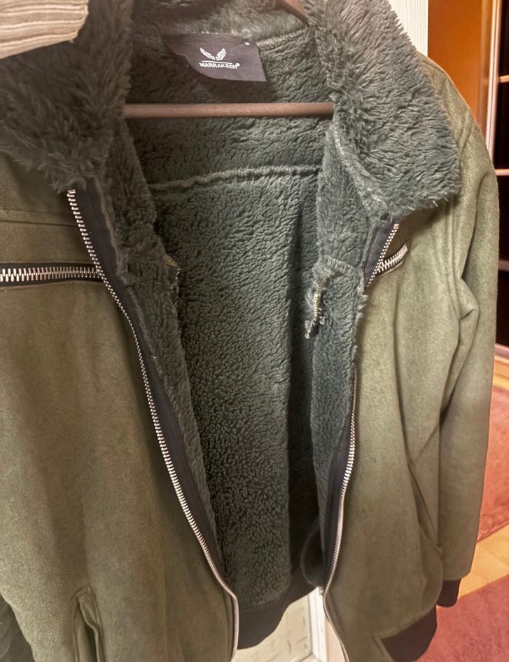 Kürk Detaylı Erkek mont - Görsel 3