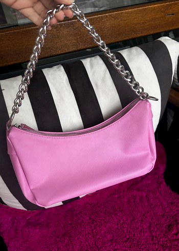 Bershka pembe çanta - Görsel 2