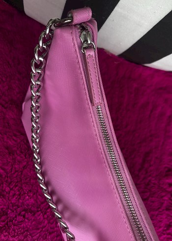 Bershka pembe çanta - Görsel 6