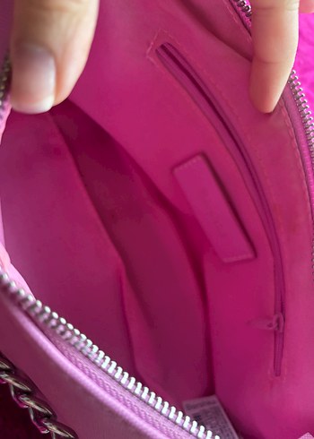 Bershka pembe çanta - Görsel 7