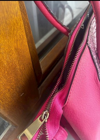 Givenchy Pembe Yılan Derisi Desenli Deri Çanta - Görsel 3