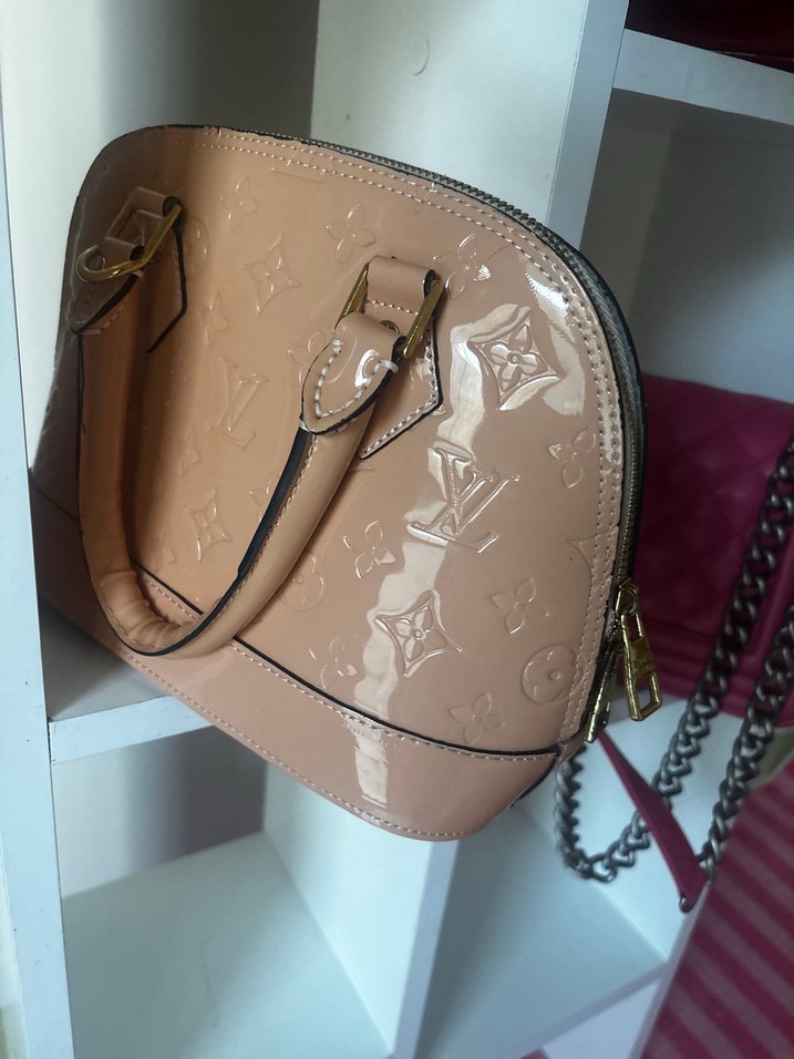 Zincir Detaylı Çok Renkli Deri Kadın Çantası - Görsel 4