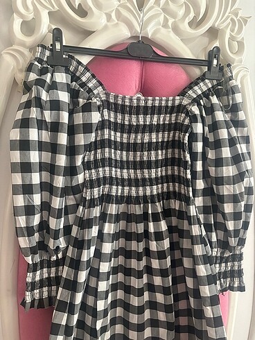 Madonna yaka elbise - Görsel 2