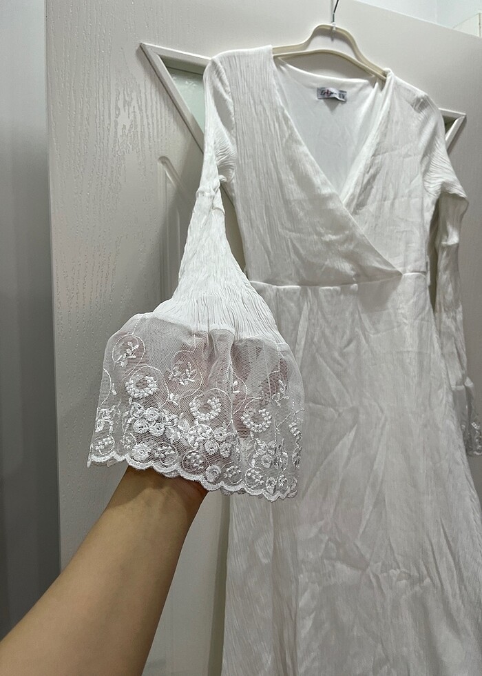 Beyaz elbise - Görsel 3