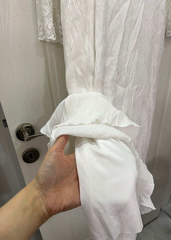 Beyaz elbise - Görsel 4