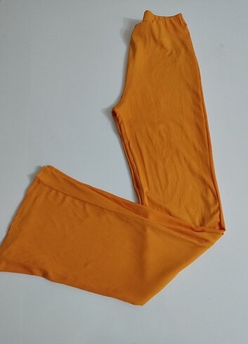 Fitilli İspanyol paça pantolon 