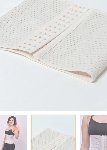 Beyaz Göğüs Destekli Korse - Görsel 2