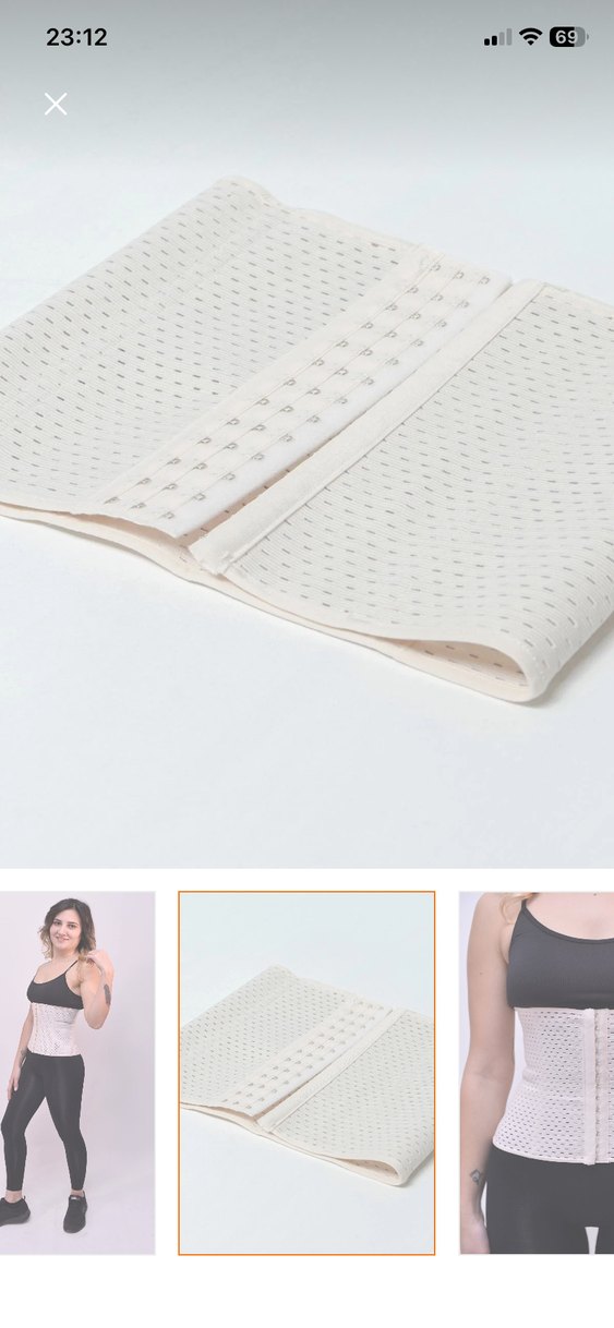 Beyaz Göğüs Destekli Korse - Görsel 2