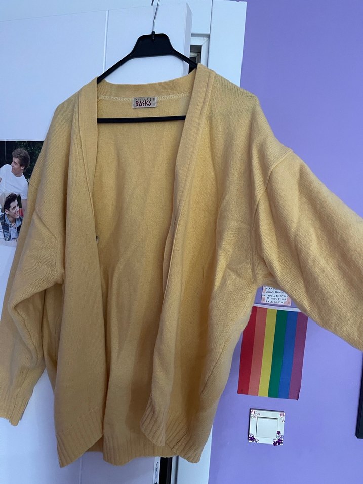 Gerçek vintage yün hırka - Görsel 4