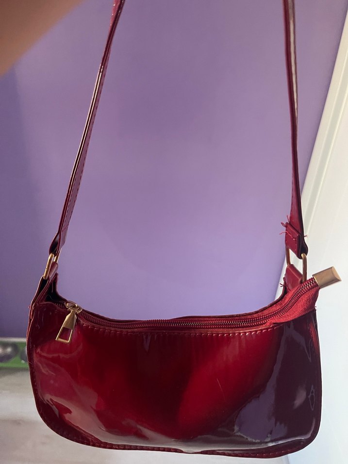 Bordo Kadın Omuz Çantası - Görsel 2
