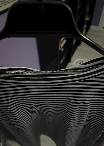 Kadın Çizgili Uzun Kollu - Görsel 4