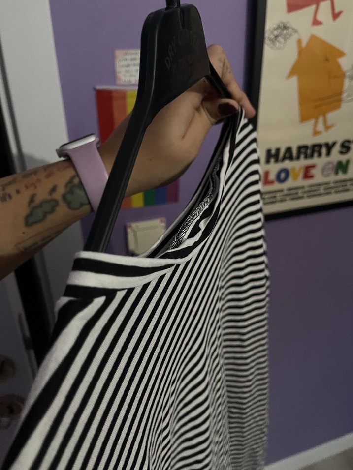 Kadın Çizgili Uzun Kollu - Görsel 3