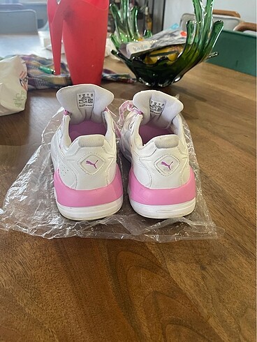 39 Beden beyaz Renk puma beyaz pembe ayakkabı