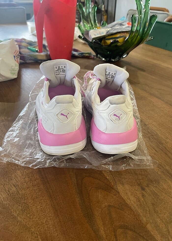 puma beyaz pembe ayakkabı - Görsel 4