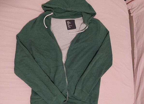 H&M Kapşonlu yeşil