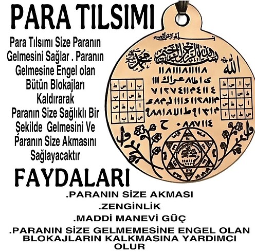 Diğer Orjinal A Kalite Bakır Koruma Kolye