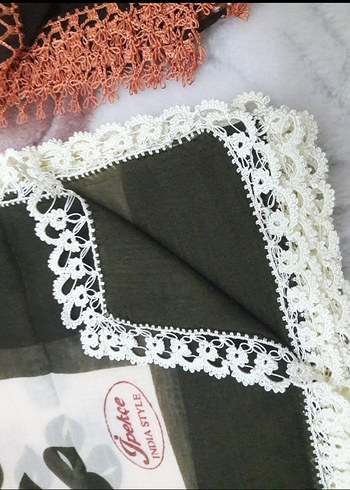 Dantel Detaylı Kadın Fular Seti - Görsel 2