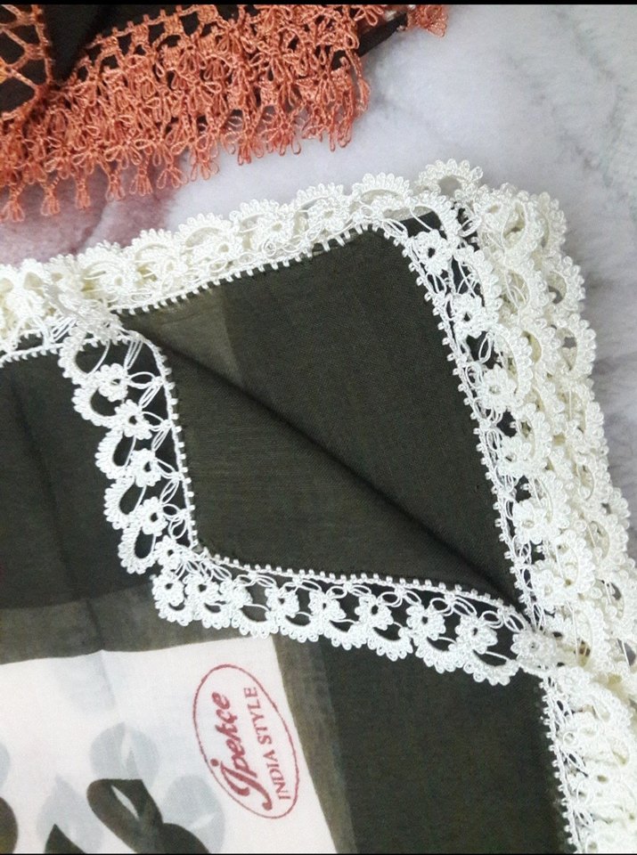 Dantel Detaylı Kadın Fular Seti - Görsel 2