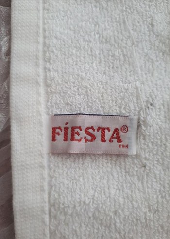 Nakışlı Beyaz Renkli Havlu - Görsel 5