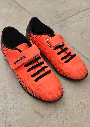 Turuncu Desenli Erkek Kız Çocuk Spor Ayakkabı - Görsel 2