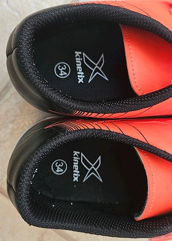 Turuncu Desenli Erkek Kız Çocuk Spor Ayakkabı - Görsel 5