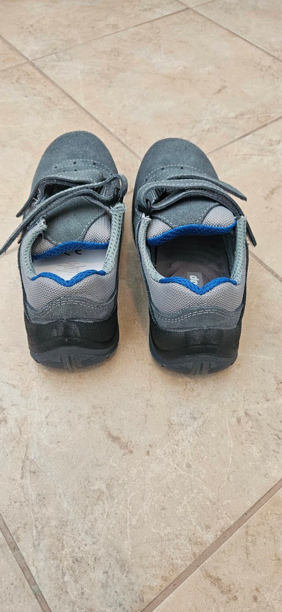 Gri Süet Bay Bayan İş Ayakkabısı - Görsel 3