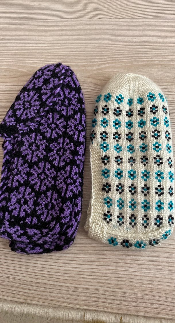 Örgü patik - Görsel 2