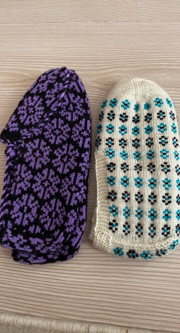 Örgü patik - Görsel 3