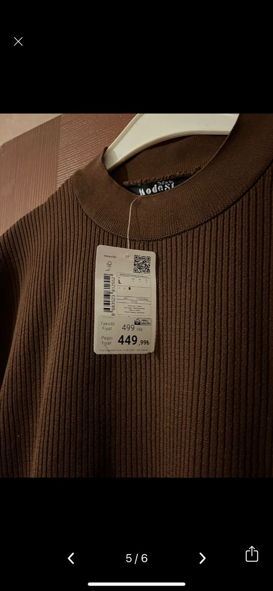 Kahverengi Kemerli Kadın takım - Görsel 4