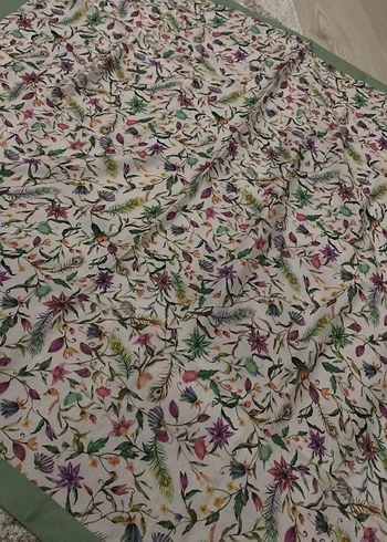 Çiçek Desenli Bohem Kadın Fuları - Görsel 3