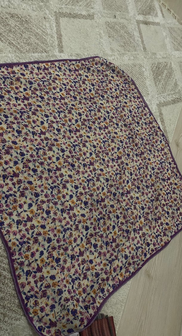 Piliseli Çok Renkli Bohem Kadın Fular - Görsel 2