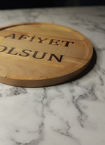 Ahşap Sunumluk 25 cm