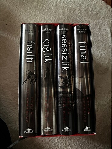 Hush hush serisi kutulu set fısıltı çığlık sessizlik final