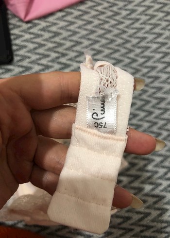 Bej Dantelli Bohem Straplez Sütyen - Görsel 3