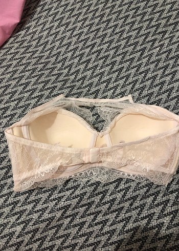 Bej Dantelli Bohem Straplez Sütyen - Görsel 2