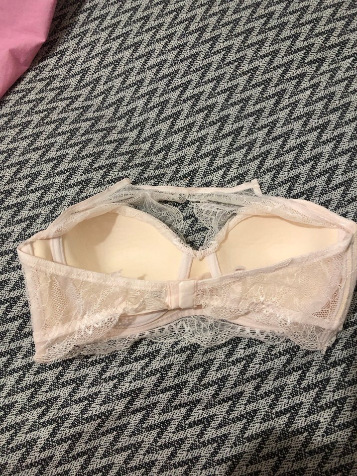 Bej Dantelli Bohem Straplez Sütyen - Görsel 2