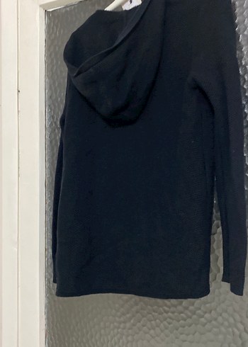 Siyah Erkek Çocuk Örgü Yün Hırka - Görsel 5