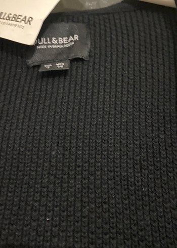 Siyah Erkek Çocuk Örgü Yün Hırka - Görsel 2