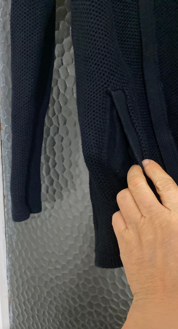 Siyah Erkek Çocuk Örgü Yün Hırka - Görsel 3