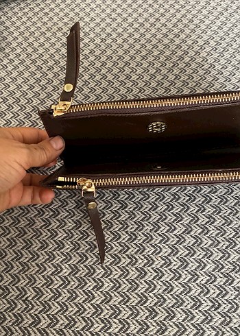 Louis Vuitton Kahverengi Fermuarlı Bohem Kadın Cüzdanı