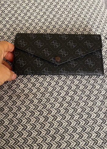 Beden Guess Gri Desenli Kadın Clutch Cüzdan