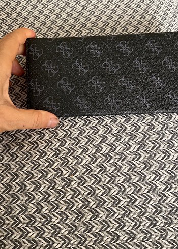 Beden gri Renk Guess Gri Desenli Kadın Clutch Cüzdan