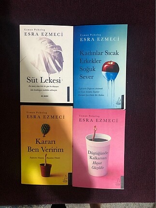 Esra ezmeci 4 kitap