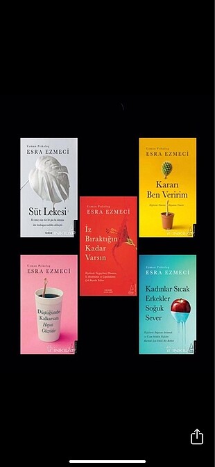 Esra ezmeci 5 kitap makül ürün iade kabul etmiyorum
