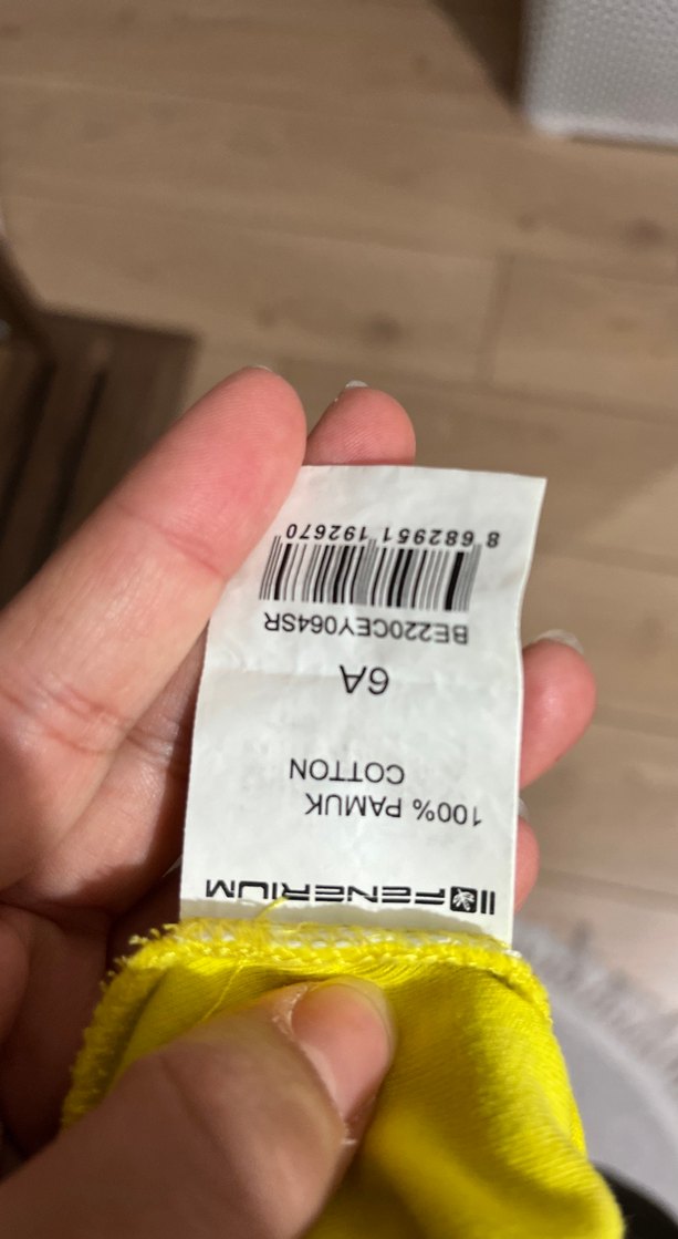 Sarı Lacivert Çizgili Fenerbahçe Bebek Body - Görsel 2