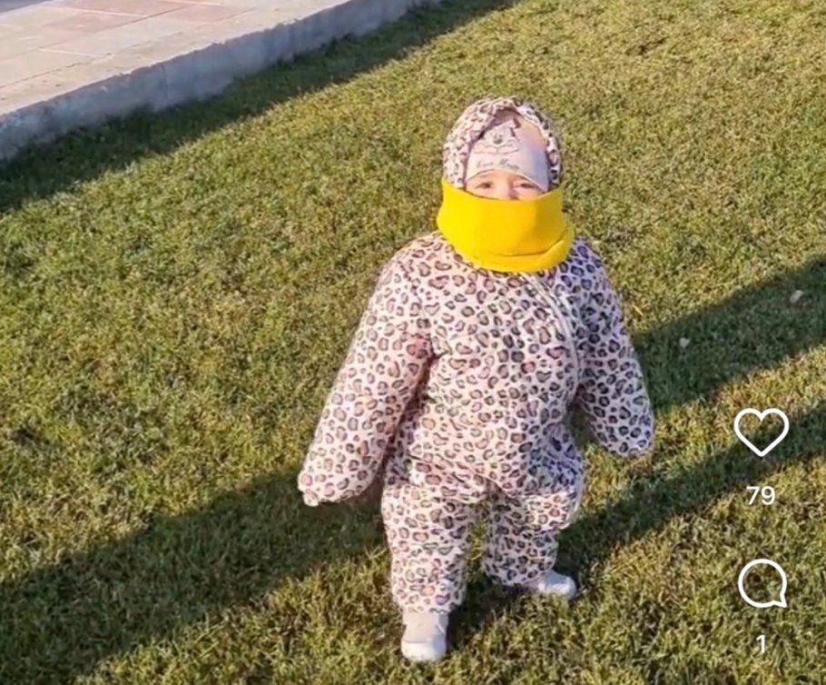 Kahverengi Leopar Desenli Kürklü Bebek Tulumu - Görsel 5