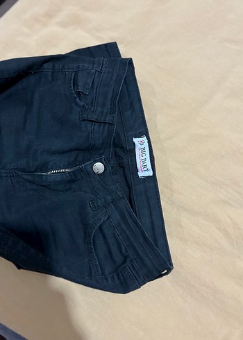 Siyah Regular Fit Kadın Kot Pantolon - Görsel 2