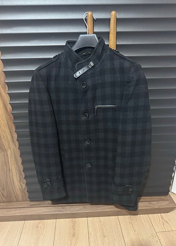 Ekoseli Düğmeli Erkek Ceket - Görsel 2