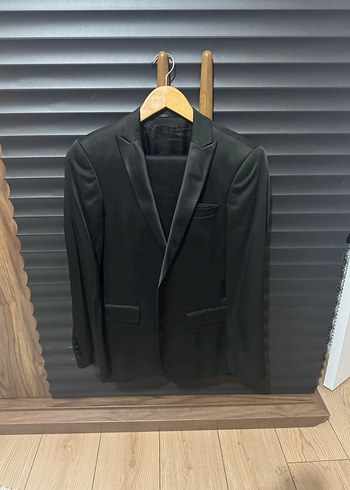 DS Damat-Düğmeli Siyah Erkek Takım Elbise - Görsel 2