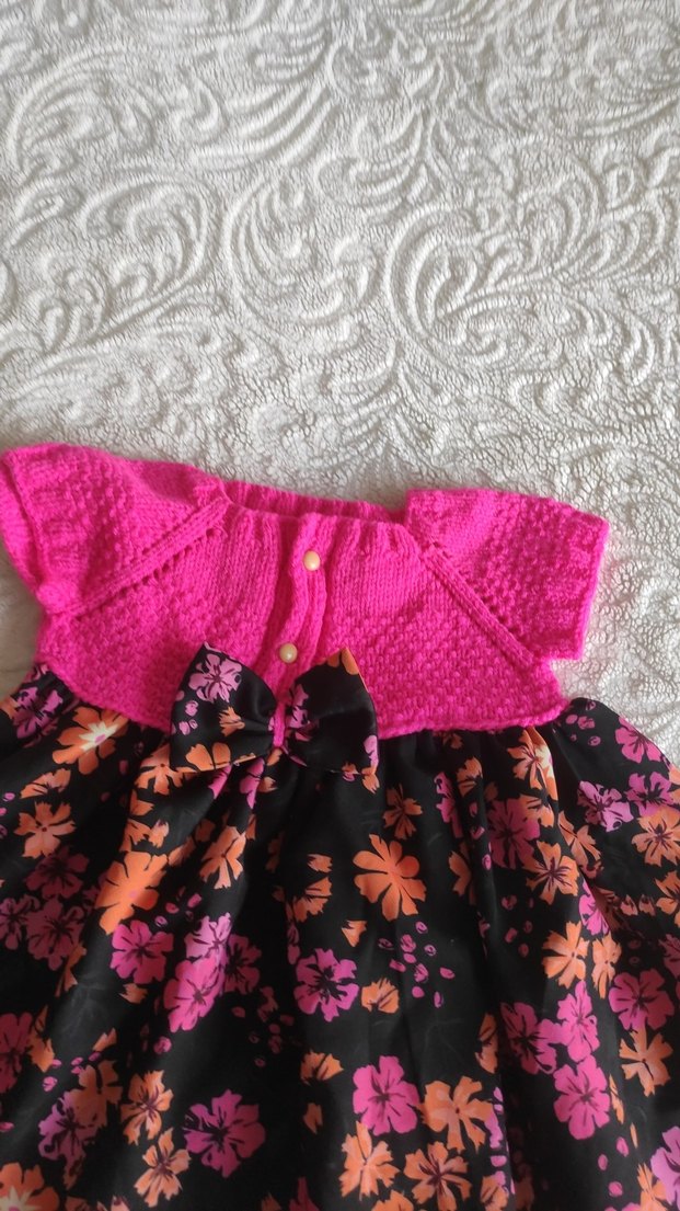 Pembe Straplez Çiçekli Kız Çocuk Elbise - Görsel 3